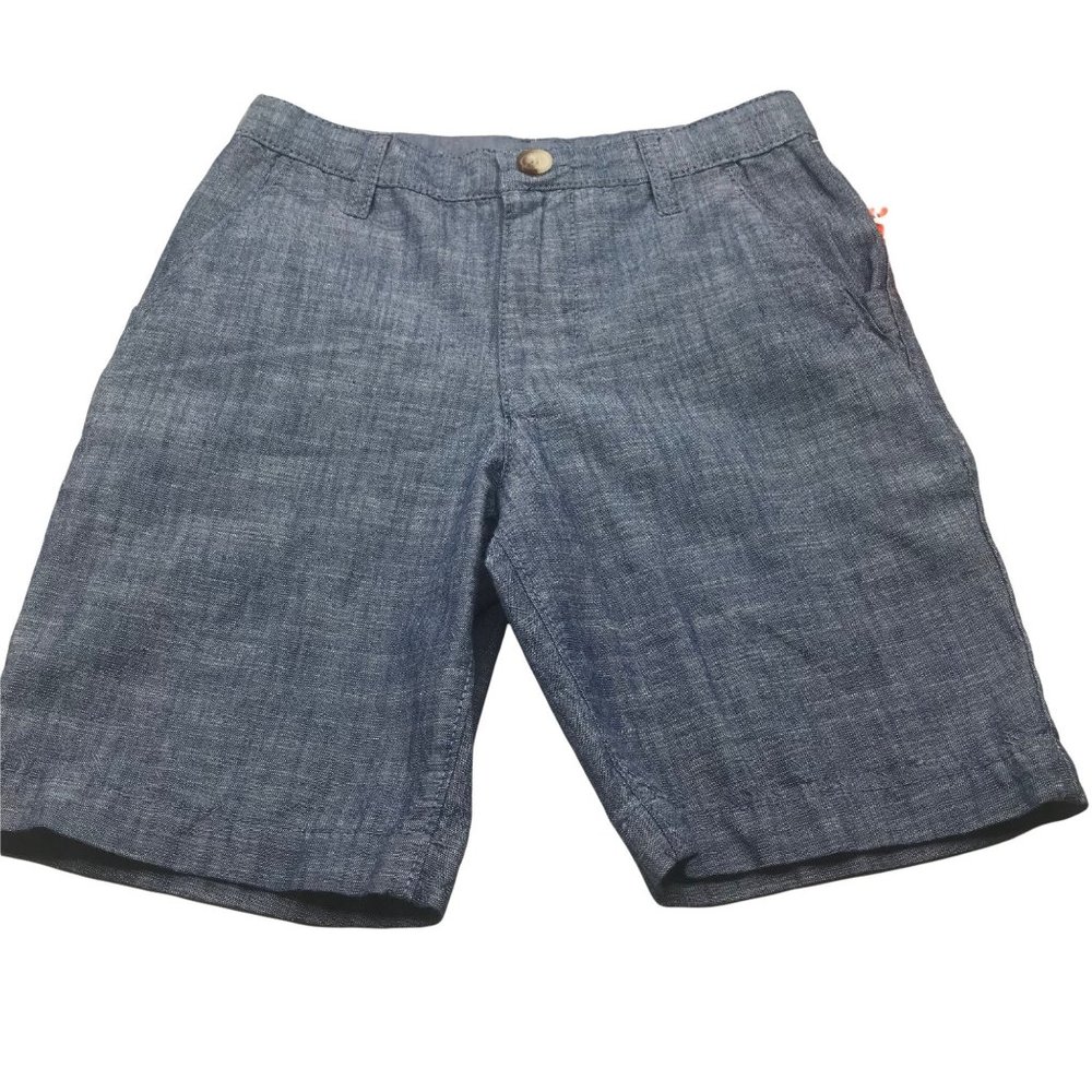 Wonder Nation Boy's Size 7 Adjustable Waist Flat Front Shorts Blue New Tags